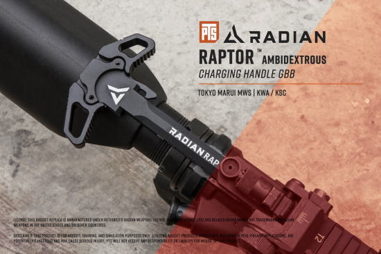 PTS Radian Raptor Ambidextrous Charging Handle | アクセスオーバー